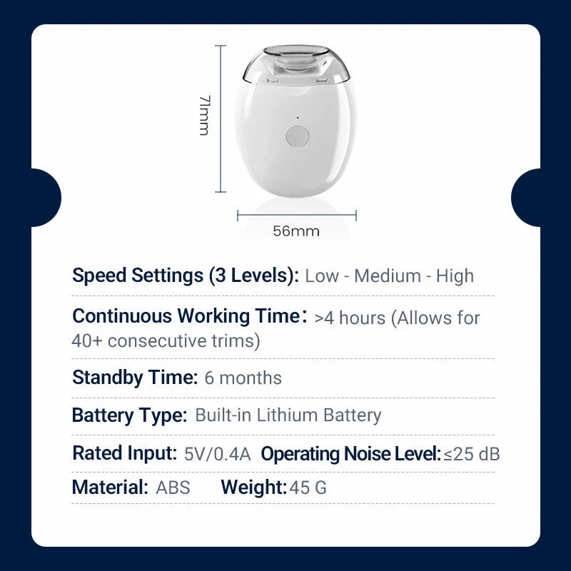 Smart Nail Grinder – Effortless, Safe & Gentle Nail Care