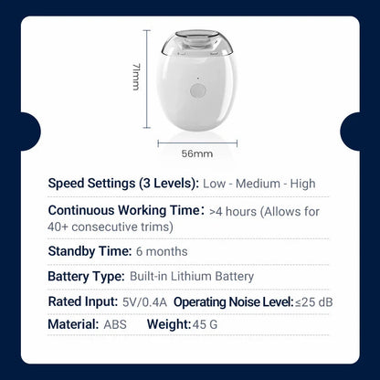 Smart Nail Grinder – Effortless, Safe & Gentle Nail Care