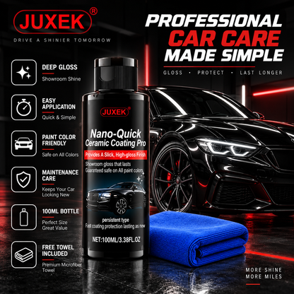 🔥 BUY 1 GET 1 FREE 🔥 JUXEK™ Ceramic Shield Pro — Advanced Nano Ceramic Coating