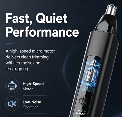 Professional LED Display Nose & Ear Trimmer